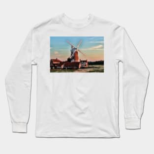 Cley windmill Norfolk Long Sleeve T-Shirt